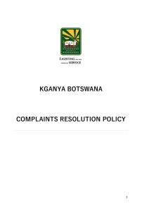 kganya-botswana-complaints-resolution-policy-2025